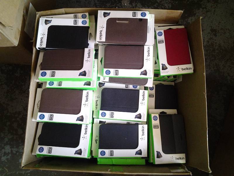 lot 26 image: Approx. 150 Belkin Samsung Galaxy Tab 2 Cases (Assorted Colors)
