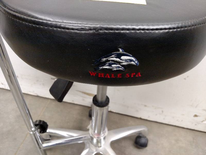Whale Spa Rolling Stool with Adjust...