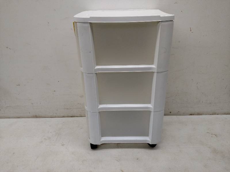 Sterlite 3 Drawer Poly Cart...