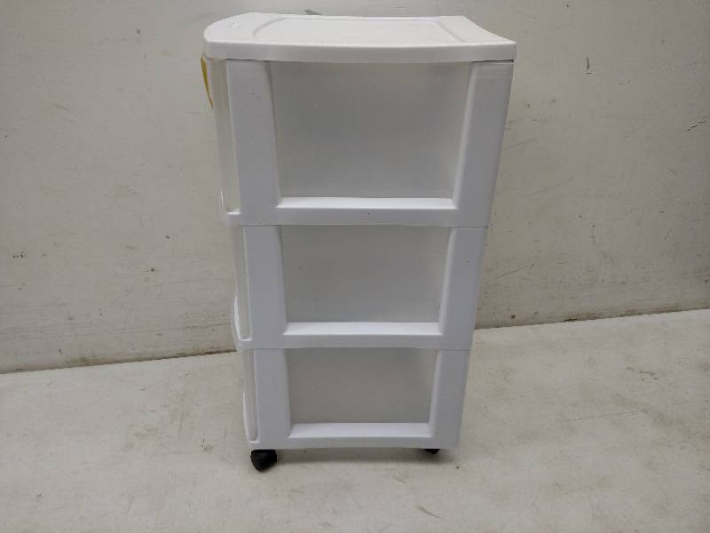 Sterlite 3 Drawer Poly Cart...