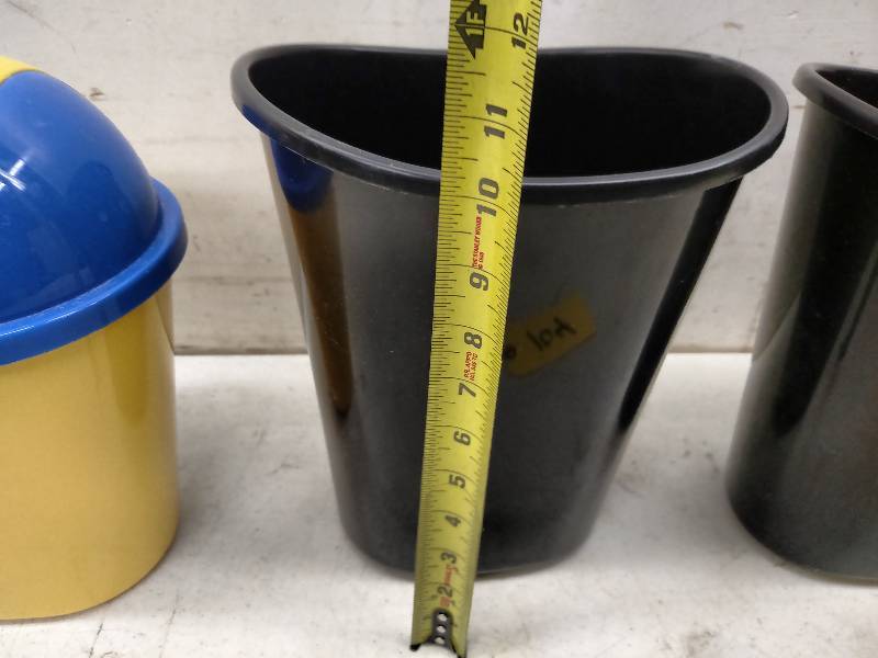 (4) Trash Cans...