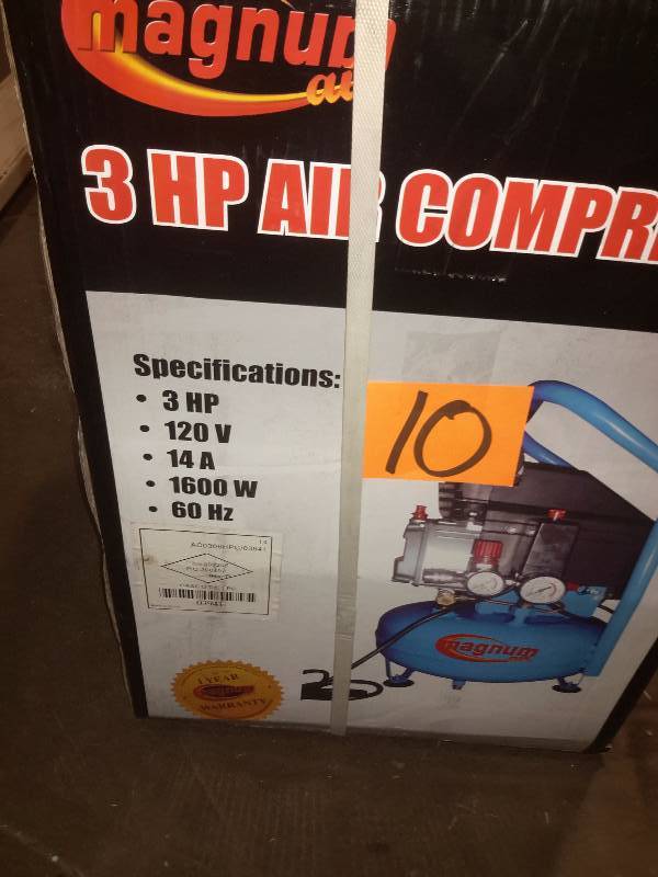 Magnum, 3 HP Air Compressor