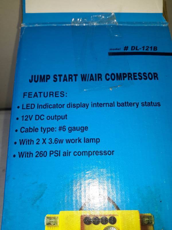CMT Jump Starter with Air compressor