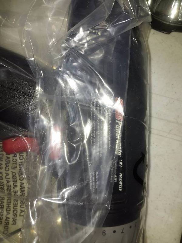 Coleman, 38 in Cordless Drill and Light.. Charger and bag included