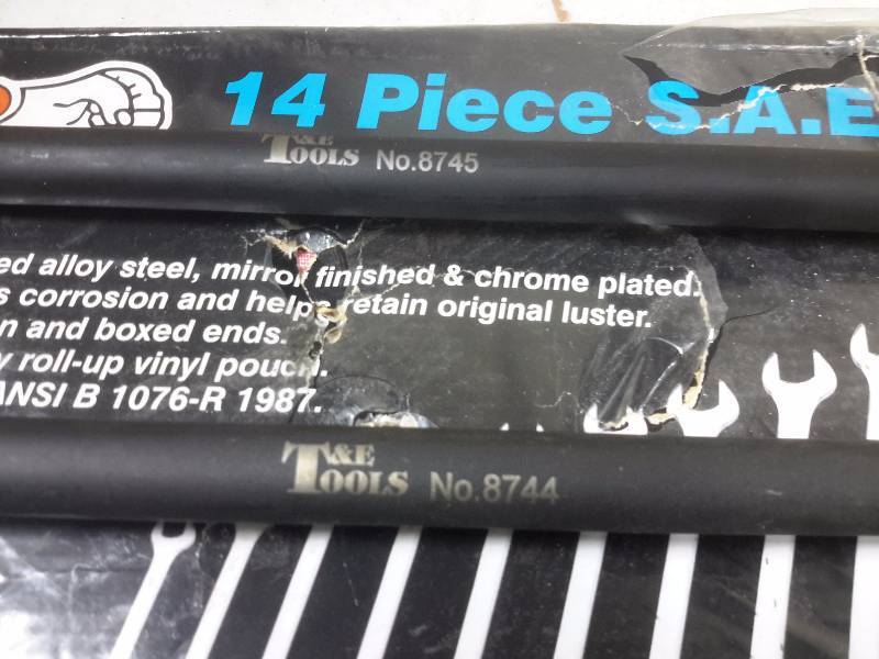 GRIP, 14 piece Combination wrench set  2, mechanical pry bars