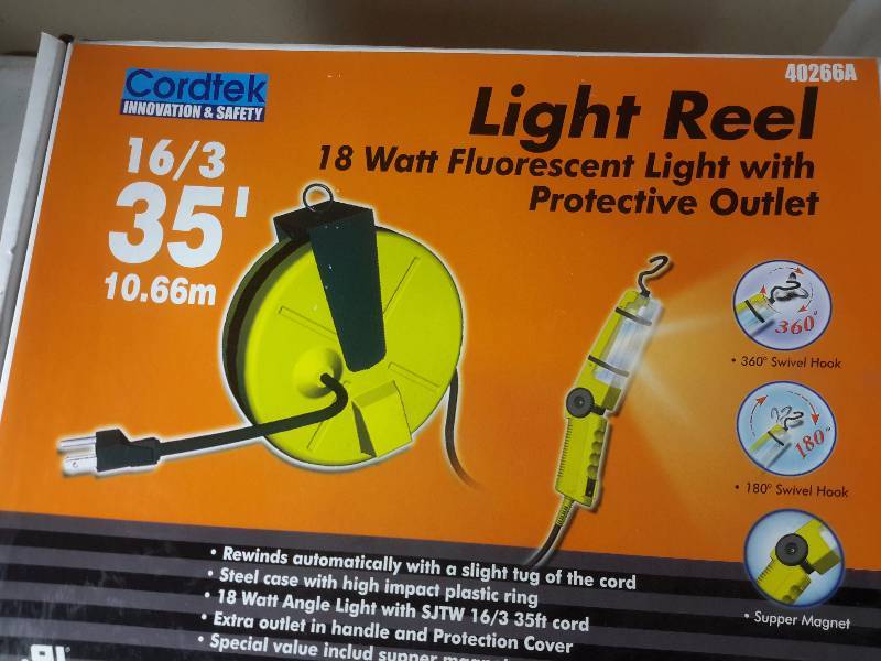 163 35 ft Light Reel..New in box