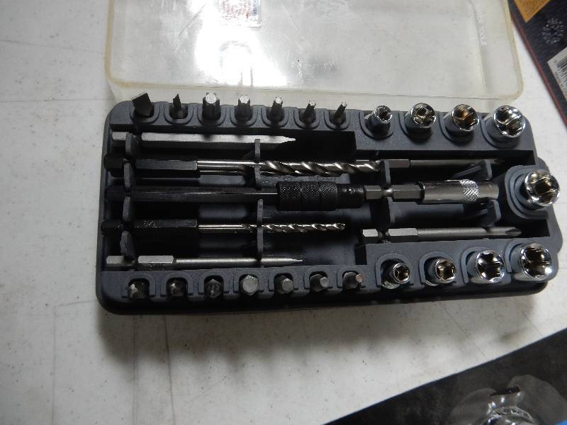 3 piece flare nut set, 5 piece adjustable wrench set (crescent wrench), 38 drive socket set