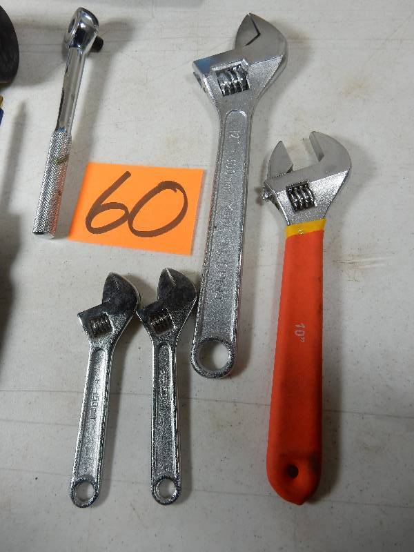 Misc. Hammers, Wrenches and Spring Clamps as pictured