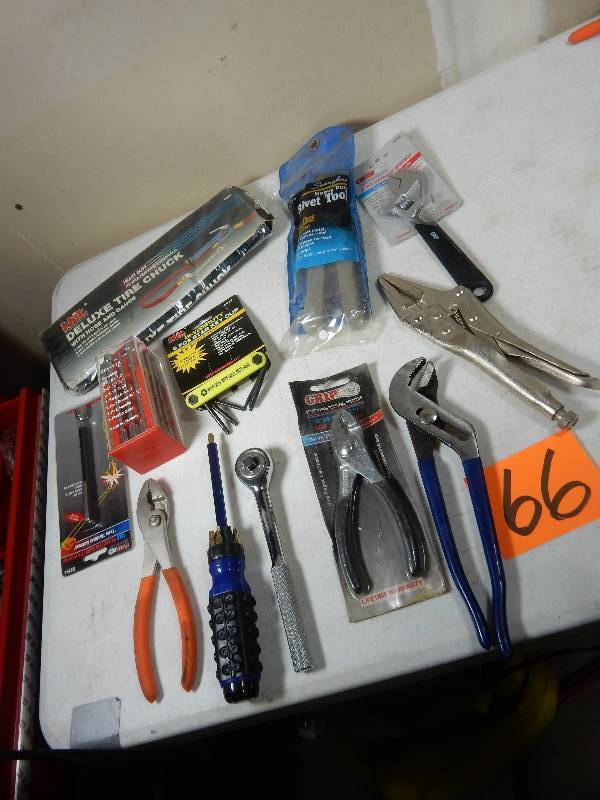 Misc. Tools as pictured.. Includes Rivet Gun