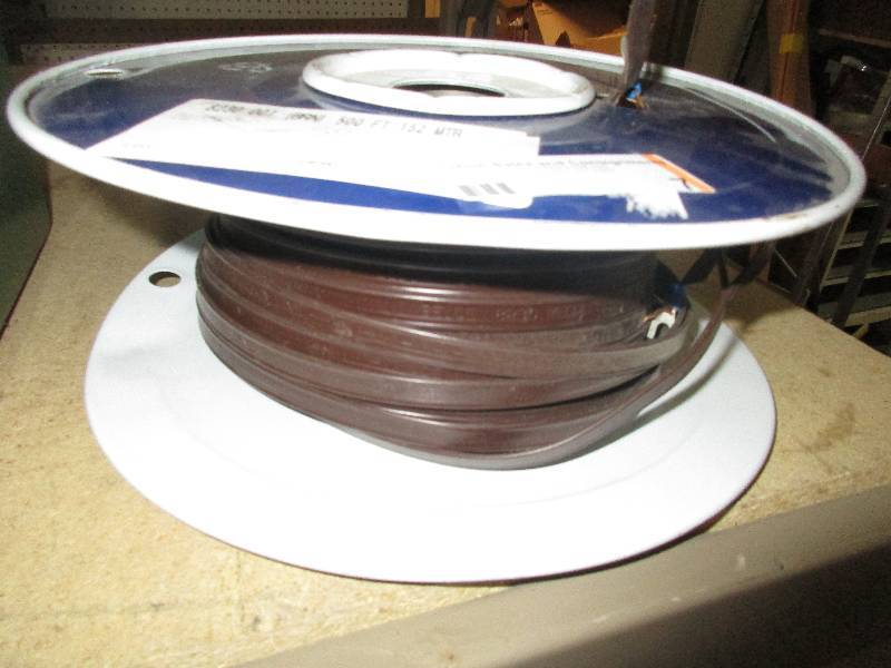 lot 7 image: roll of 300 OHM twin lead parallele cable about 50  left on spool