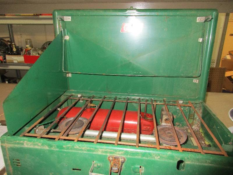 lot 8 image: Coleman pump camp stove