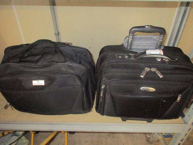 lot 81 image: 2 briefcases on wheels
