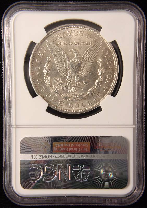 1921 MORGAN SILVER DOLLAR MS61 NGC