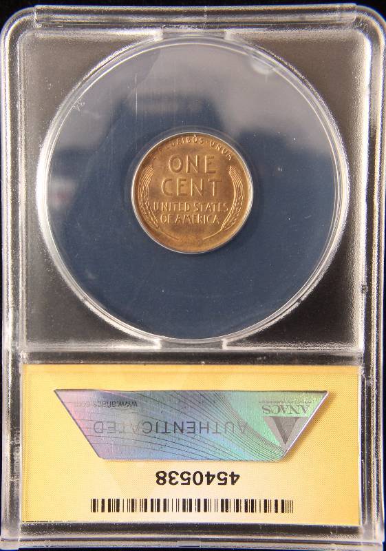1940-S WHEAT CENT MS64 RED ANACS