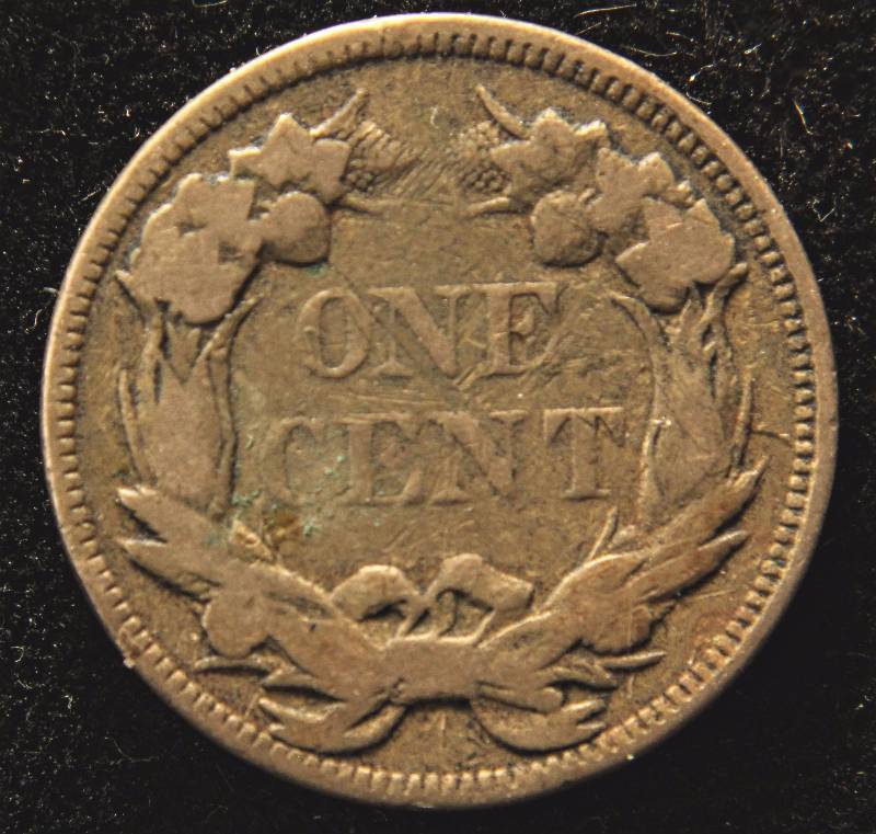1858 LARGE LETTERS FLYING EAGLE CENT FINE