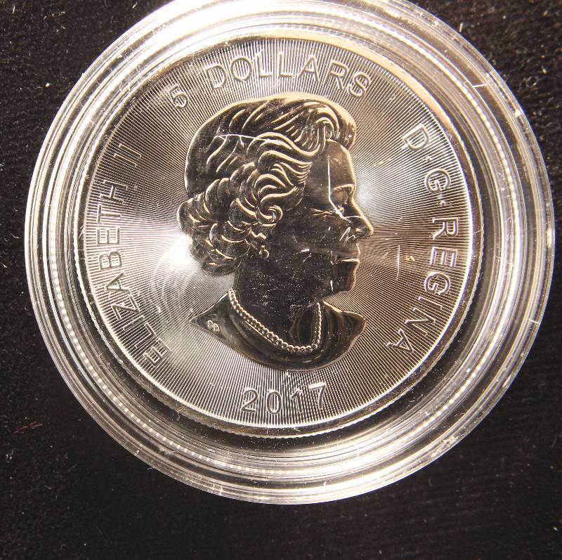 2017 CANADA SILVER LYNX 1 TROY OZ. .9999 FINE SILVER IN AIRTITE HOLDER