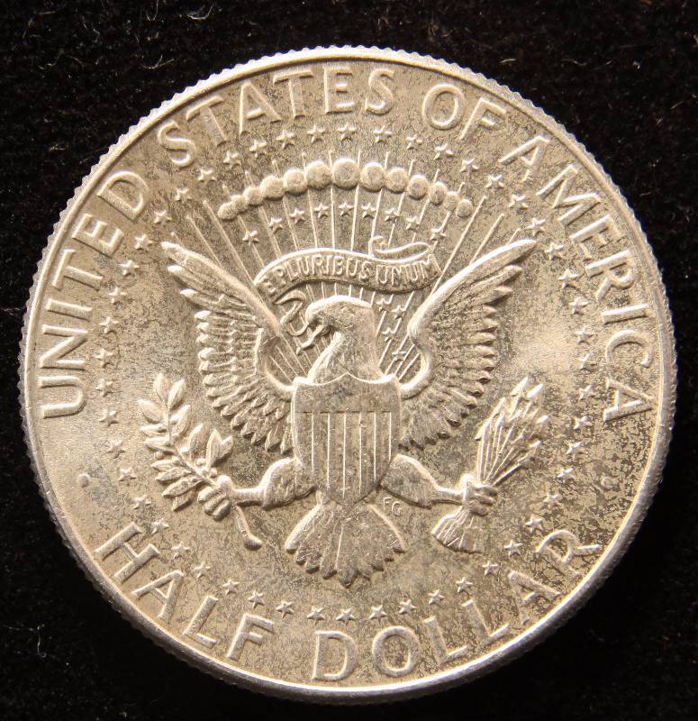 1964 KENNEDY SILVER HALF DOLLAR UNC