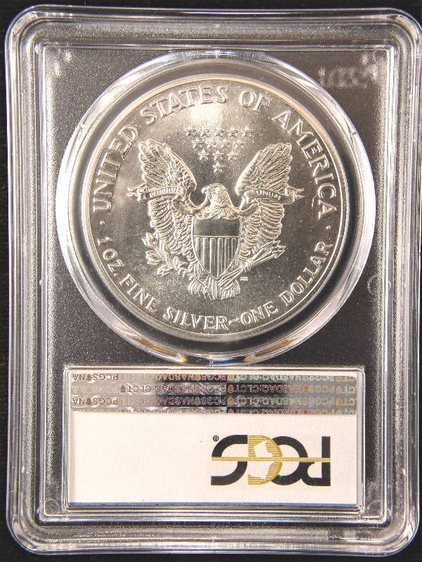1989 AMERICAN SILVER EAGLE .999 FINE SILVER 1 TROY Oz. MS69 PCGS