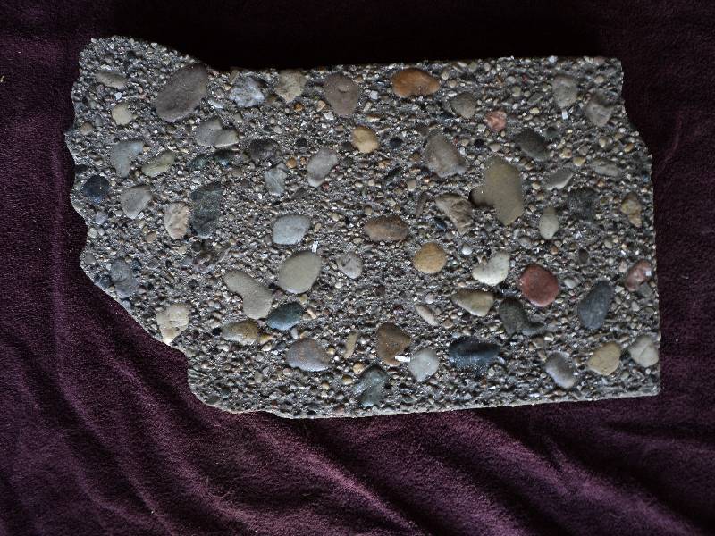 cement stepping stone, 20inx14in...