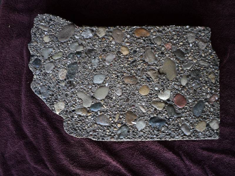 cement stepping stone, 20inx14in...