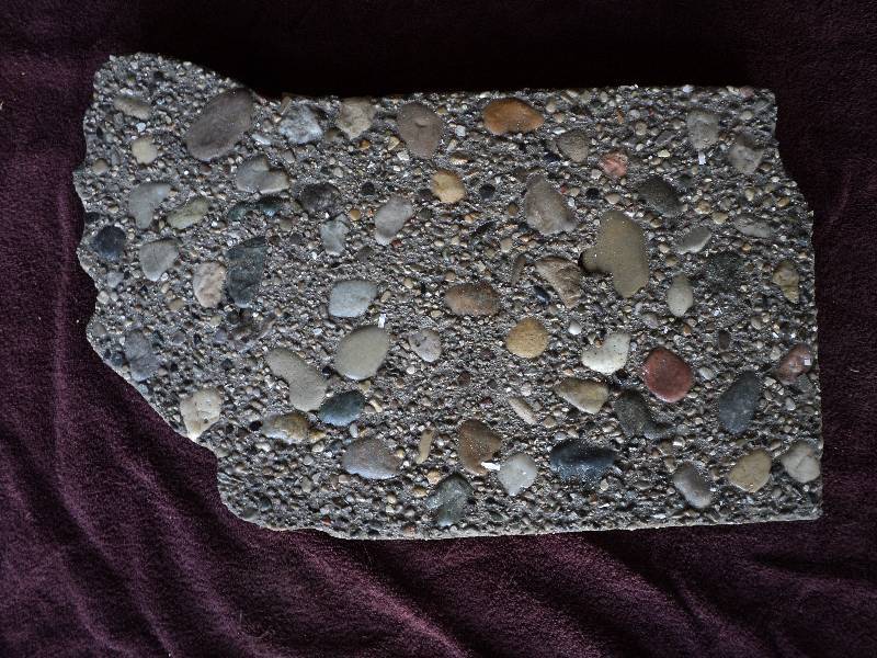 cement stepping stone, 20inx14in...