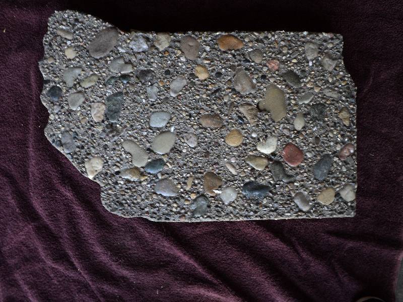 cement stepping stone, 20inx14in...
