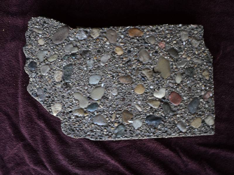 cement stepping stone, 20inx14in...
