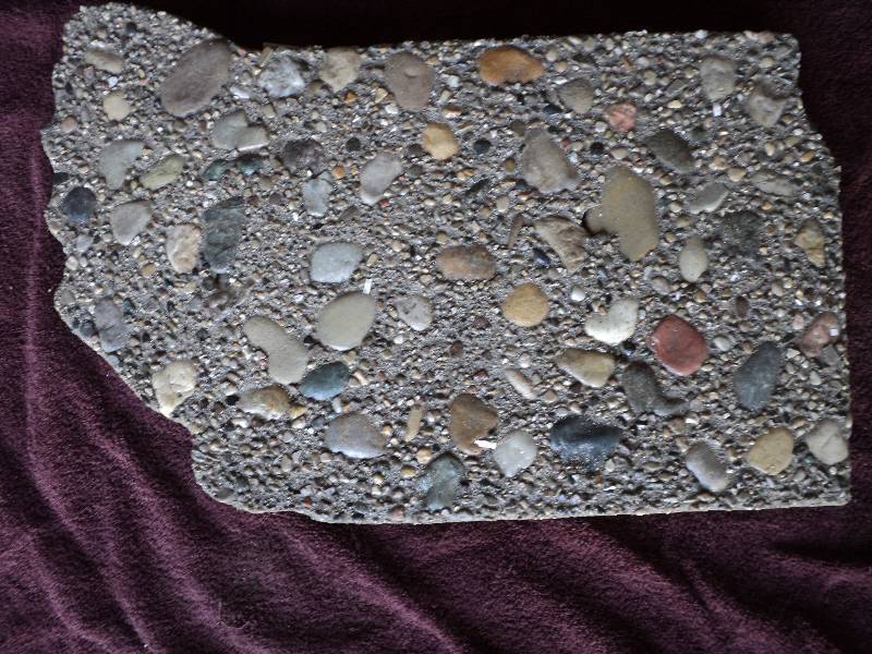 cement stepping stone, 20inx14in...