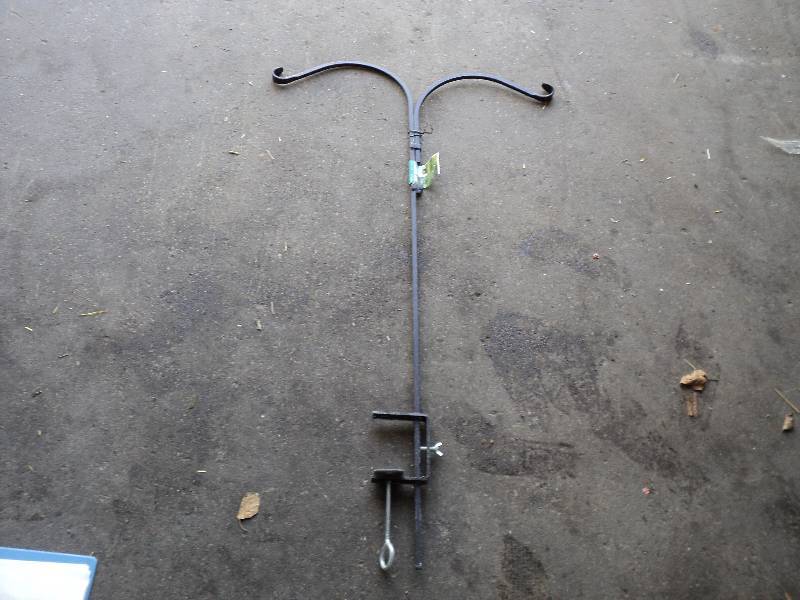deck double shepards hook, 46in tal...