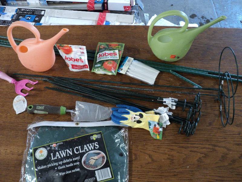 plant holders and misc. garden supp...