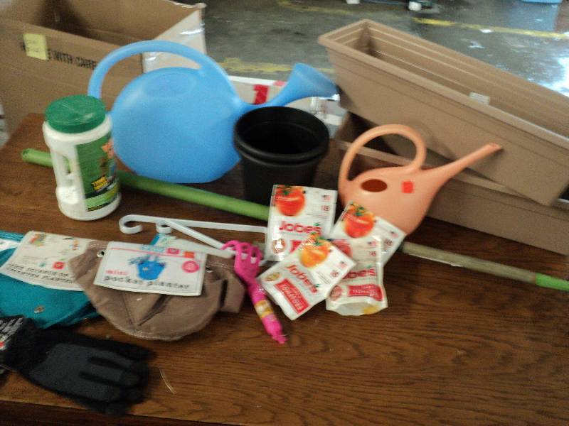 planters, pots, misc. garden suppli...