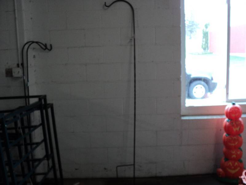 brown shepards hook, 7 ft tall...