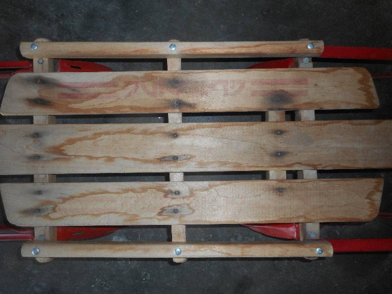VINTAGE WOODEN SLED
