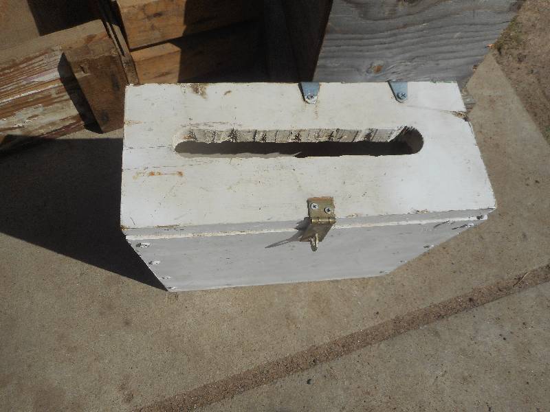 HEAVY WOODEN BOXES