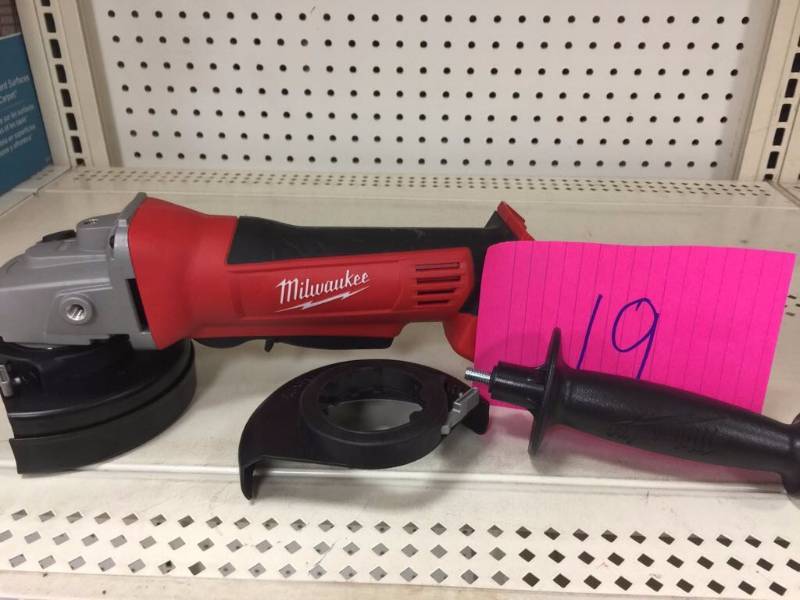 Milwaukee M18 cordless 4 12 in  cut offGrinder not used