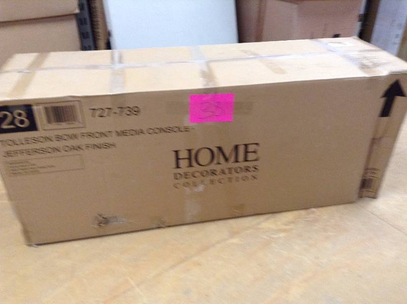 Tolleson 56 in. Media Console Infrared Bow Front Electric Fireplace in Oak