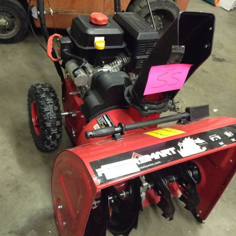 Power Smart 7651 (24) 208cc Two-Stage Snow Blower w Electric Start in like new condition