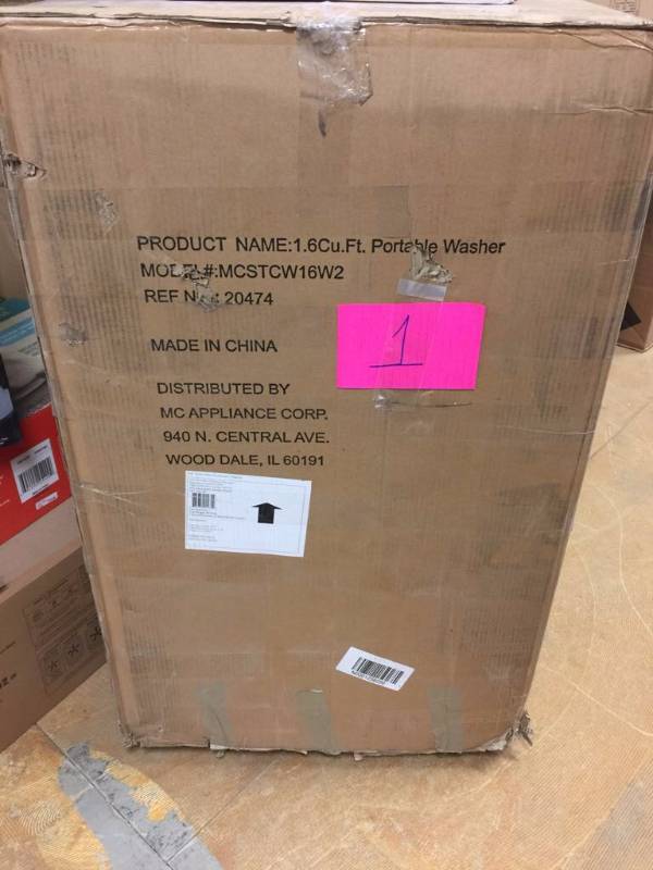 1.6 Cu Ft MCSTCW16W Portable Washer