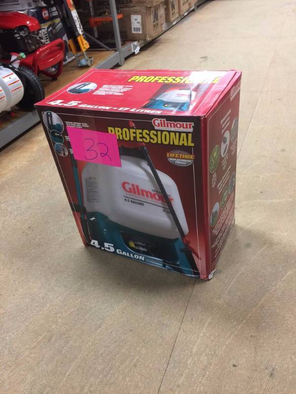 Gilmour Backpack Spraer 4.5 Gal New