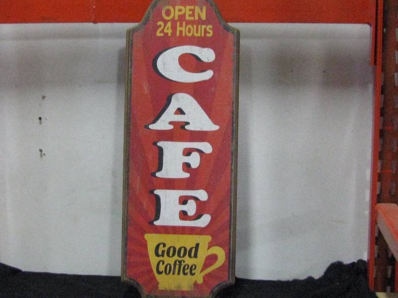lot 10 image: Wood Cafe Sign