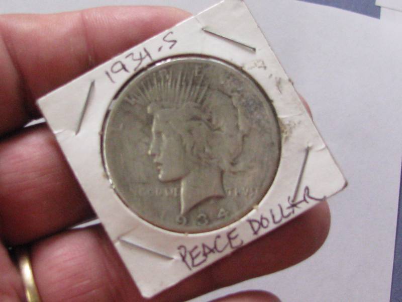 lot 60 image: 1934 S Peace Dollar 90% Silver
