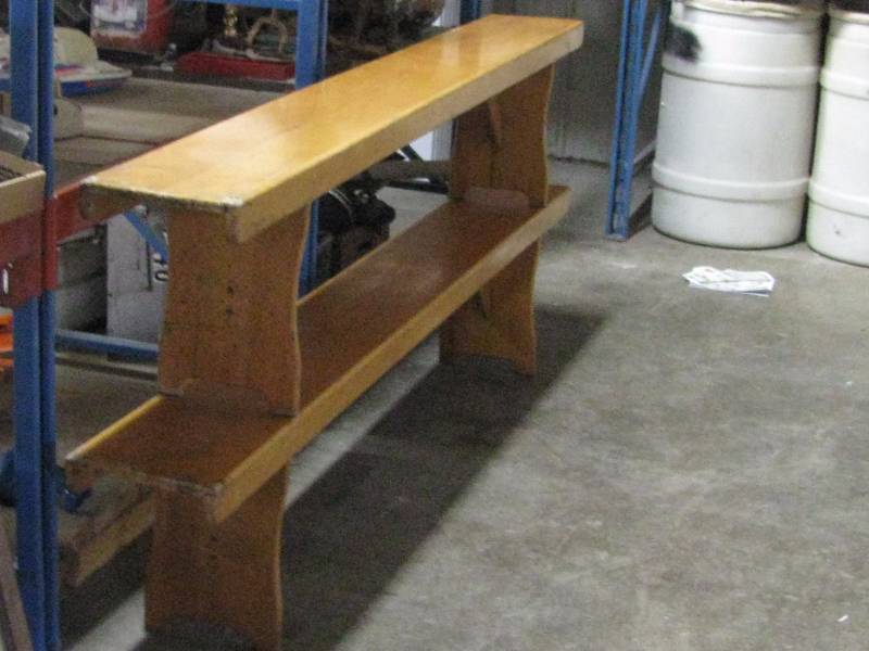 lot 66 image: Wood Benches