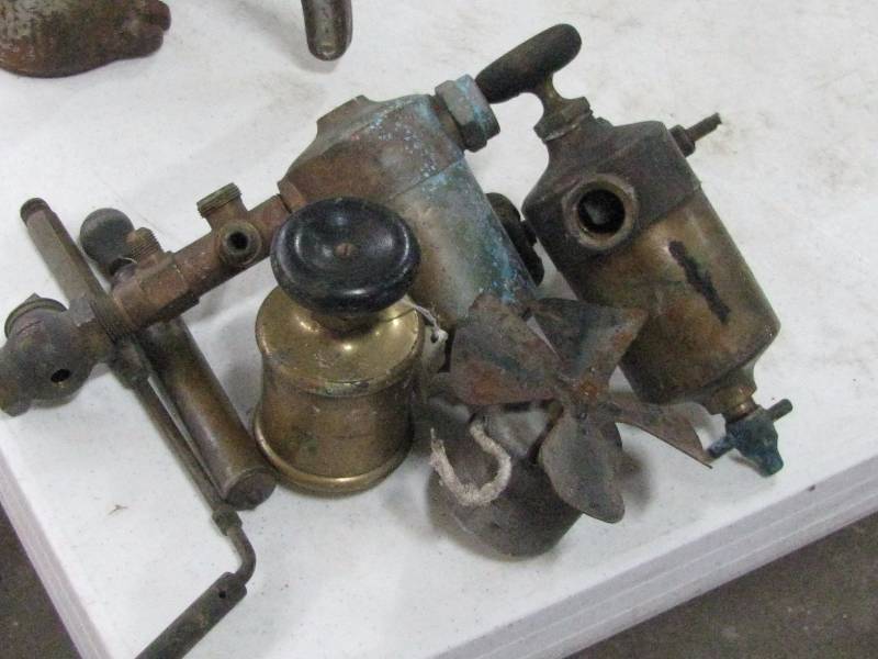 lot 71 image: Misc. Brass Lot