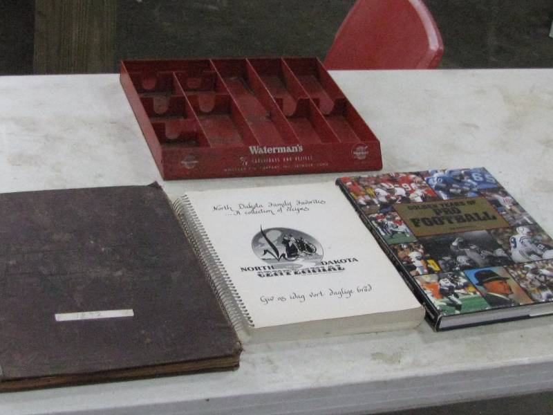 lot 89 image: Books & Pen Tray