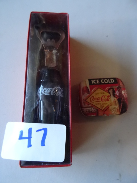 lot 47 image: Vintage Coca Cola bottle opener. Me...