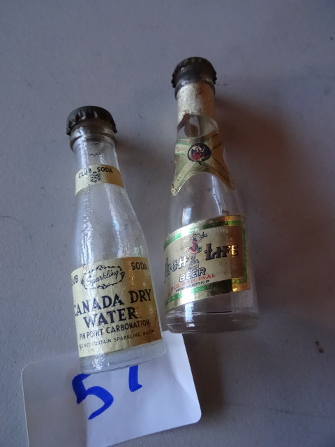 lot 57 image: Miniature Miller High Life  and Can...