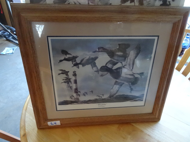 lot 84 image: Blue Bills print. By Scot G Storm. ...