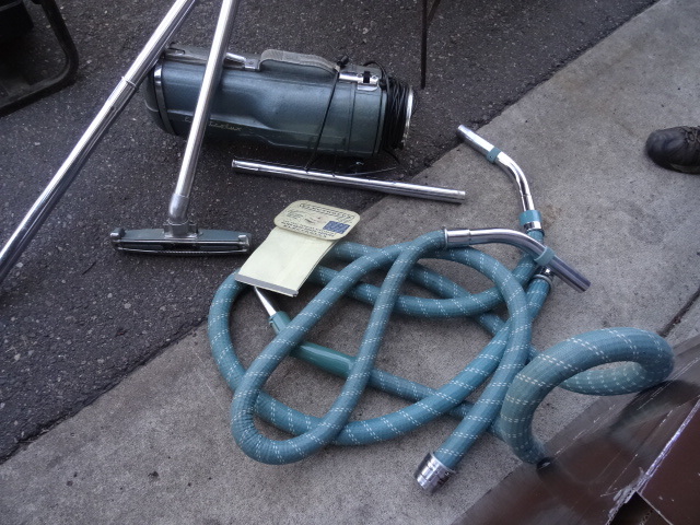 lot 111 image: Vintage electrolux Canister vacuum ...