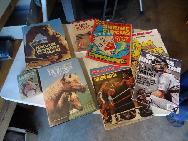 lot 217 image: Mohammed Ali, Joe Mauer, magazines ...