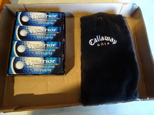 lot 223 image: Warrior golf balls. Qty 12. New. Ca...